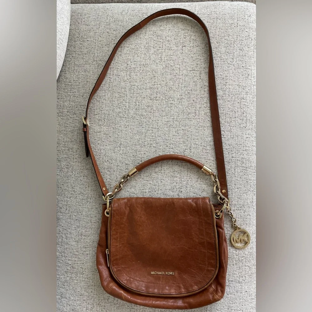 Michael Kors Cognac Crossbody - Picture 2 of 8